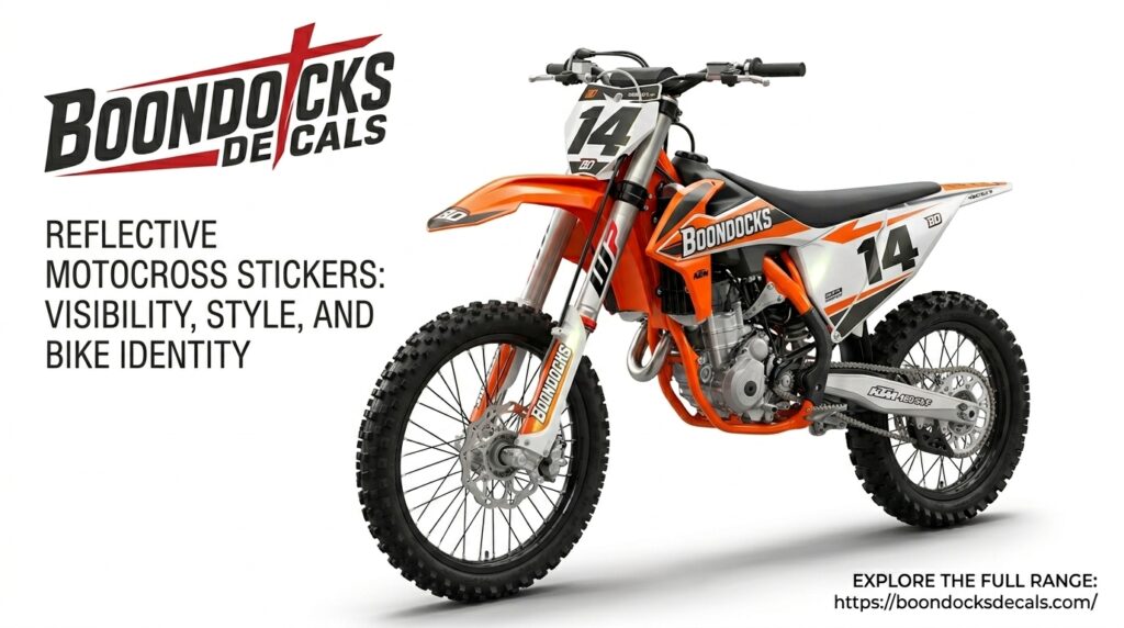 Reflective Motocross Stickers: Enhance Visibility, Style, and Bike Identity