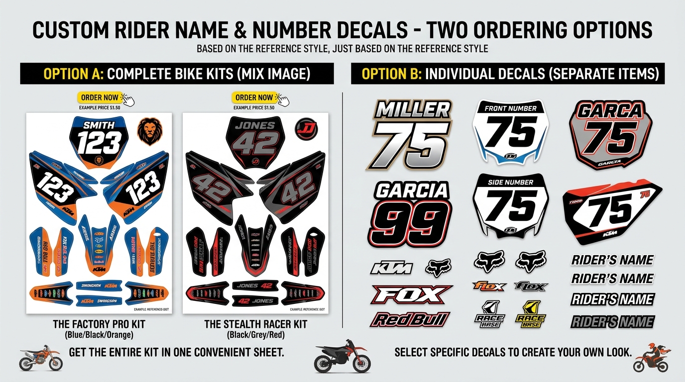 Rider Name Number Decals 202606230923 3 Motocross Graphics Boondocks Decals
