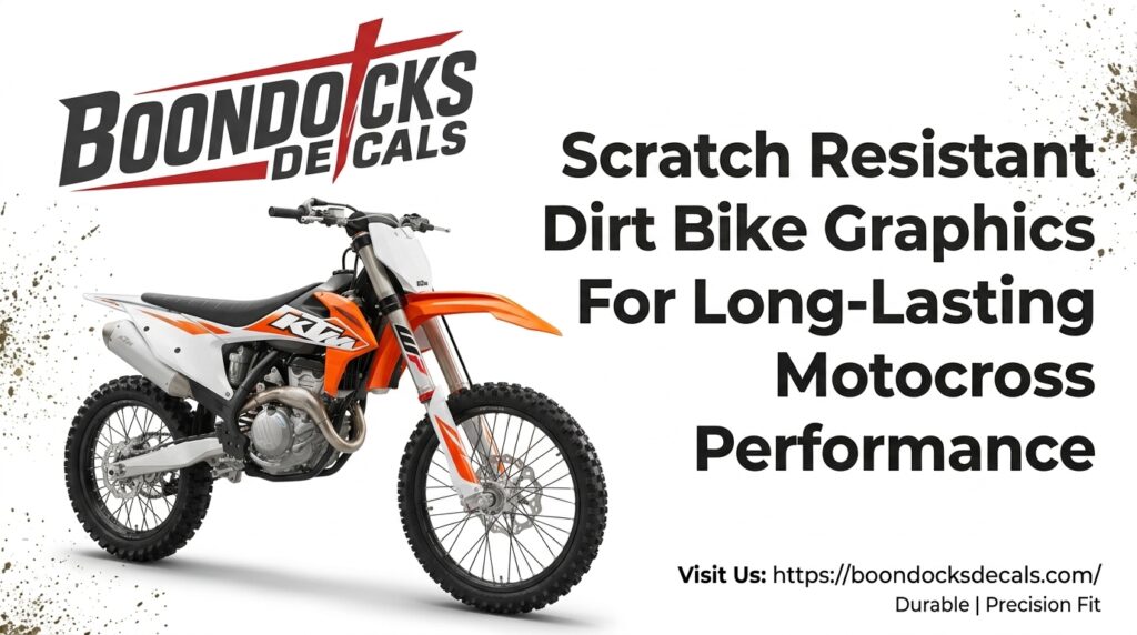 Weatherproof Motocross Wraps For Durable Dirt Bike Protection And Style