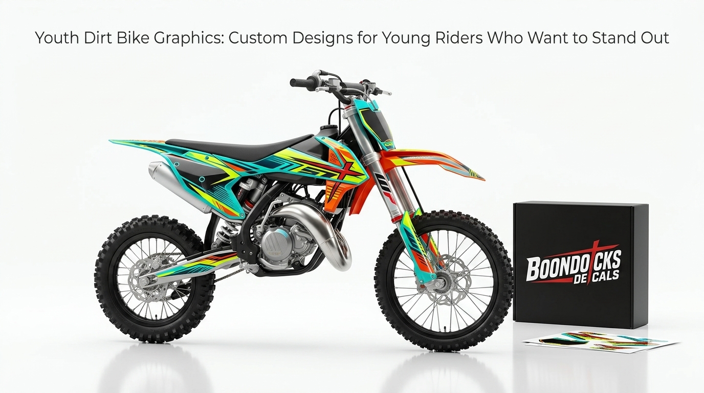 Youth Dirt Bike Graphics: Custom Designs for Young Riders Who Want to Stand Out