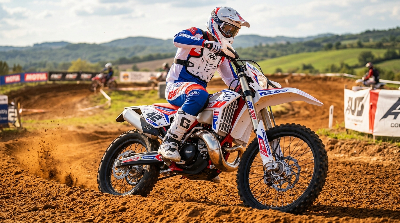 Beta COMPETITION Graphics Kit White 202607201210 Motocross Graphics Boondocks Decals