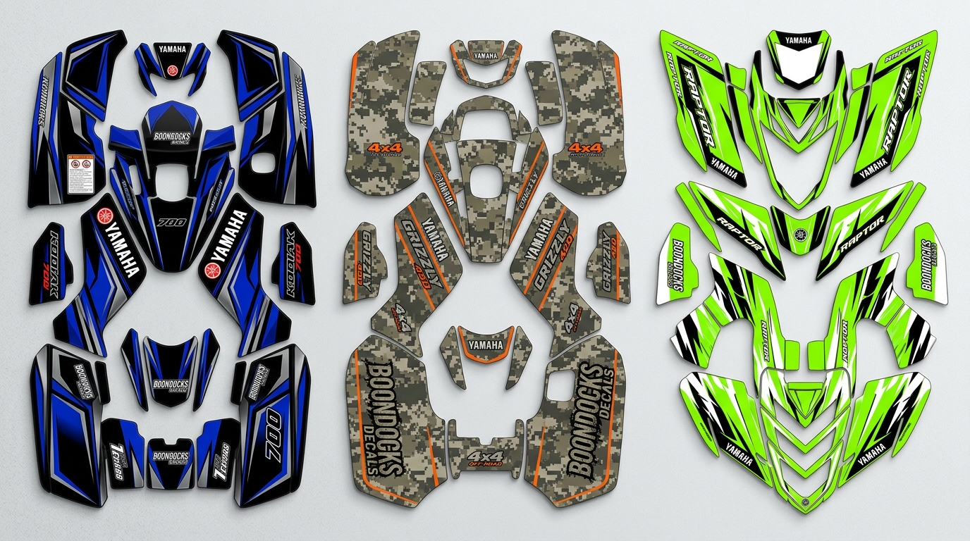 Graphics for Yamaha ATV – Base 4 Create 3D bike decals 202607071022 1 Motocross Graphics Boondocks Decals