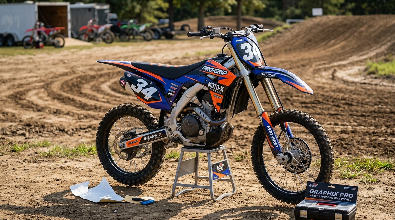 Easy Apply Dirt Bike Decals: Transform Your Ride With Professional Motocross Graphics