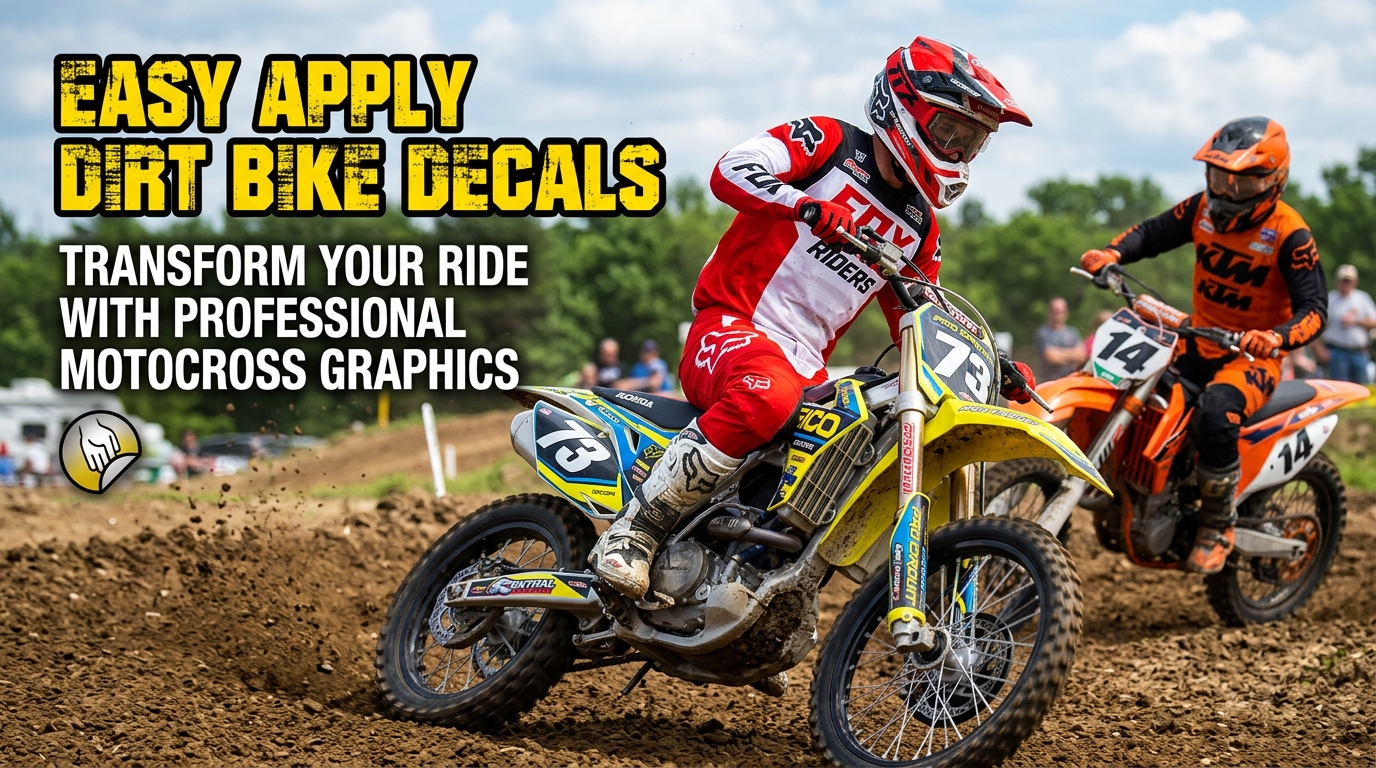 Fade Resistant Motocross Decals: Durable Graphics Built For Serious Riders