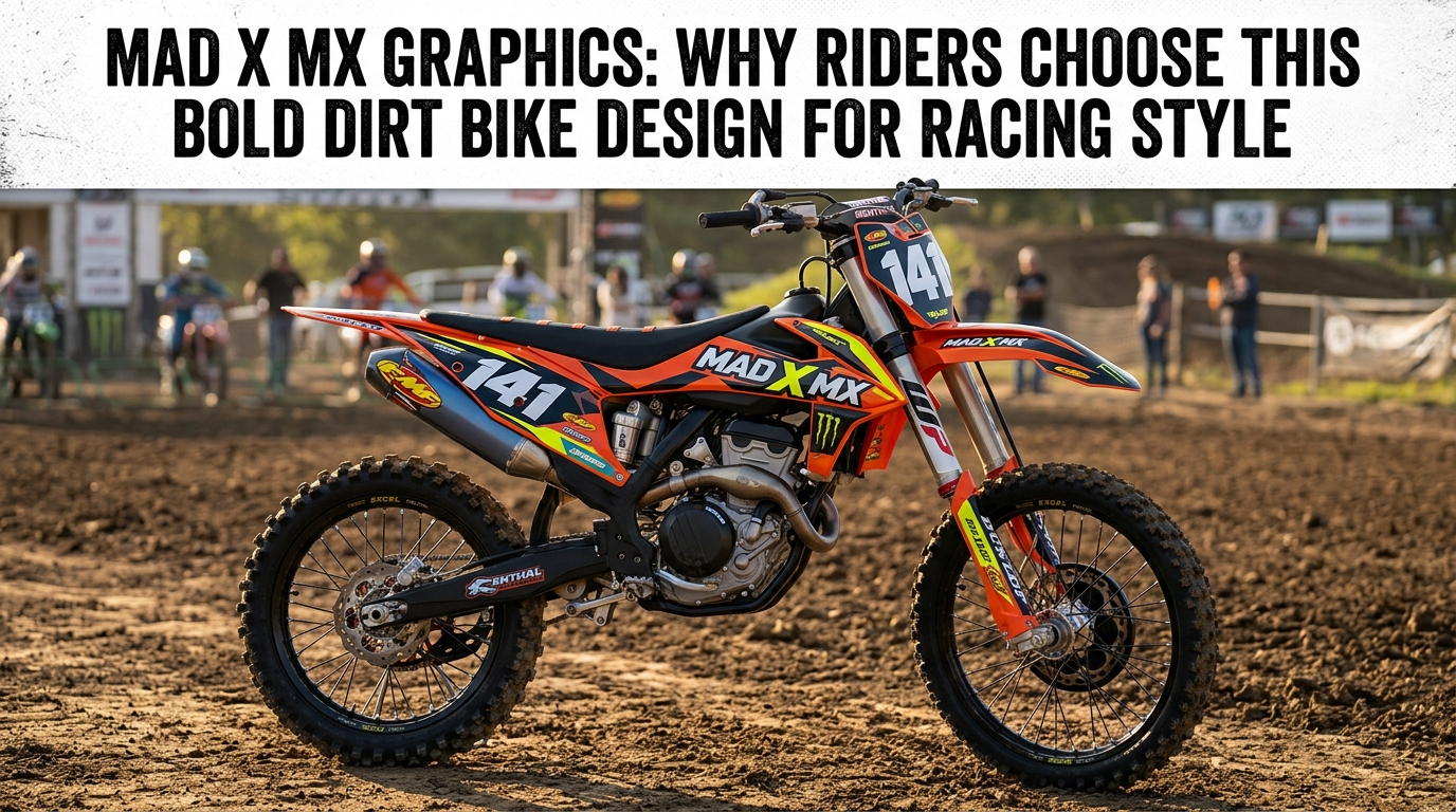 MAD X MX Graphics: Why Riders Choose This Bold Dirt Bike Design for Racing Style
