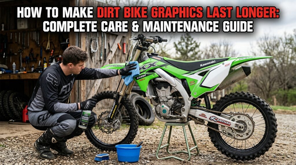 How to Make Dirt Bike Graphics Last Longer: Complete Care & Maintenance Guide