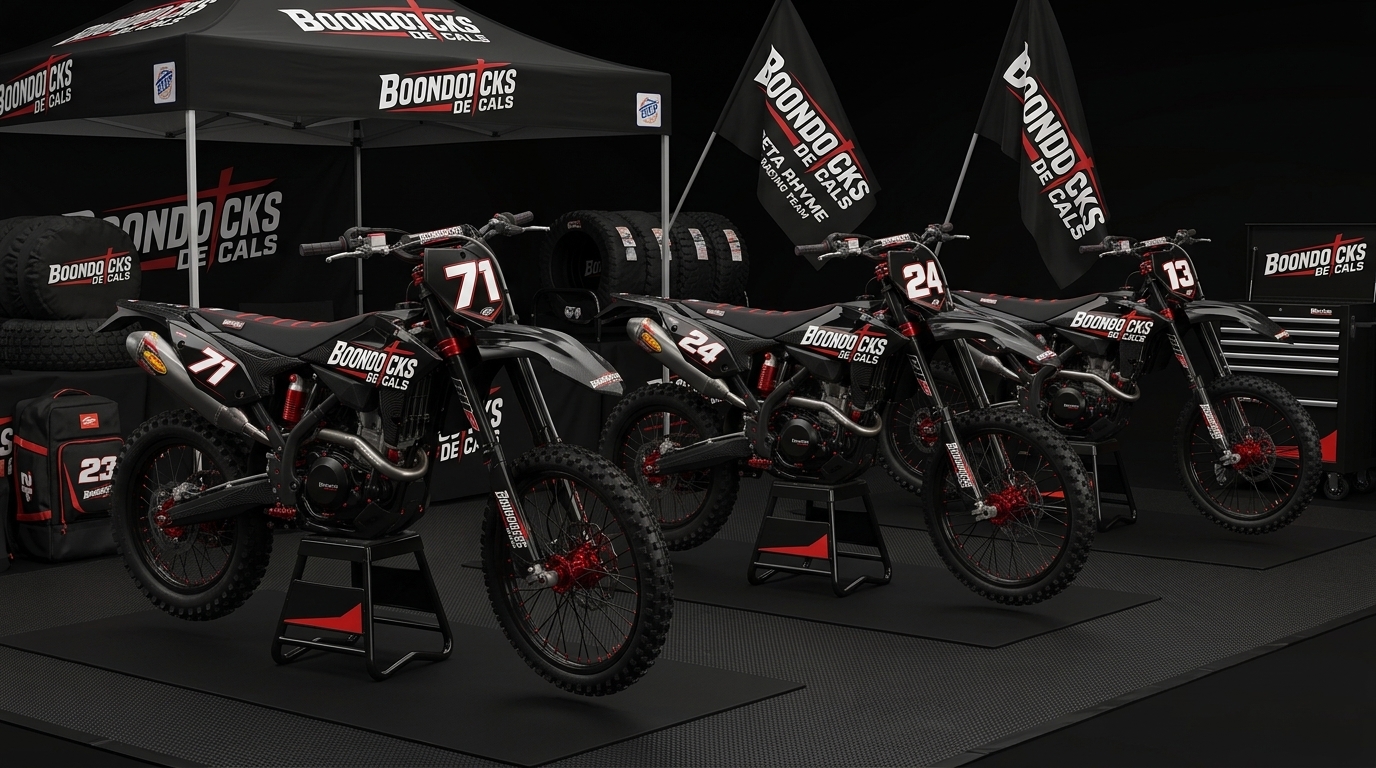 Dirt bike graphics kit 202607140834 1 Motocross Graphics Boondocks Decals