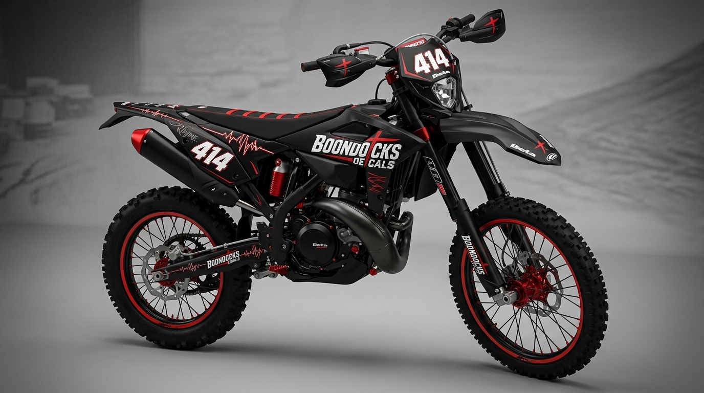 Dirt bike graphics kit 202607140834 Motocross Graphics Boondocks Decals