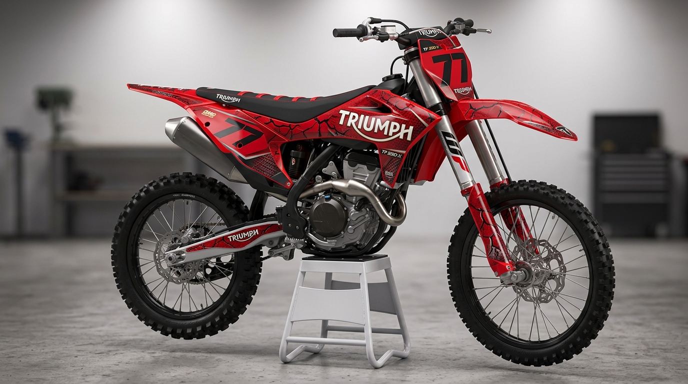Dirt bike graphics kit Triumph 202607020831 1 Motocross Graphics Boondocks Decals