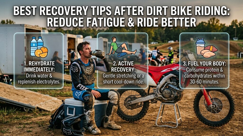 Best Recovery Tips After Dirt Bike Riding: Reduce Fatigue & Ride Better