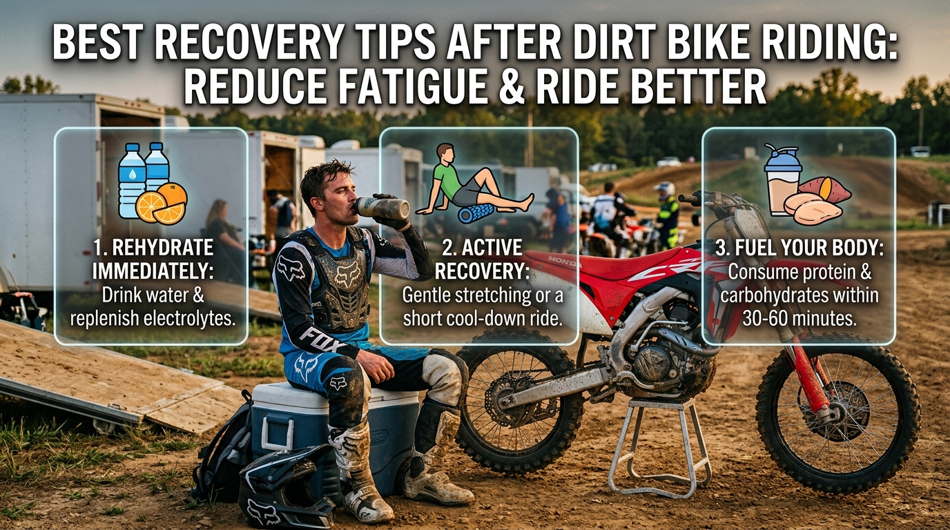 Best Recovery Tips After Dirt Bike Riding: Reduce Fatigue & Ride Better