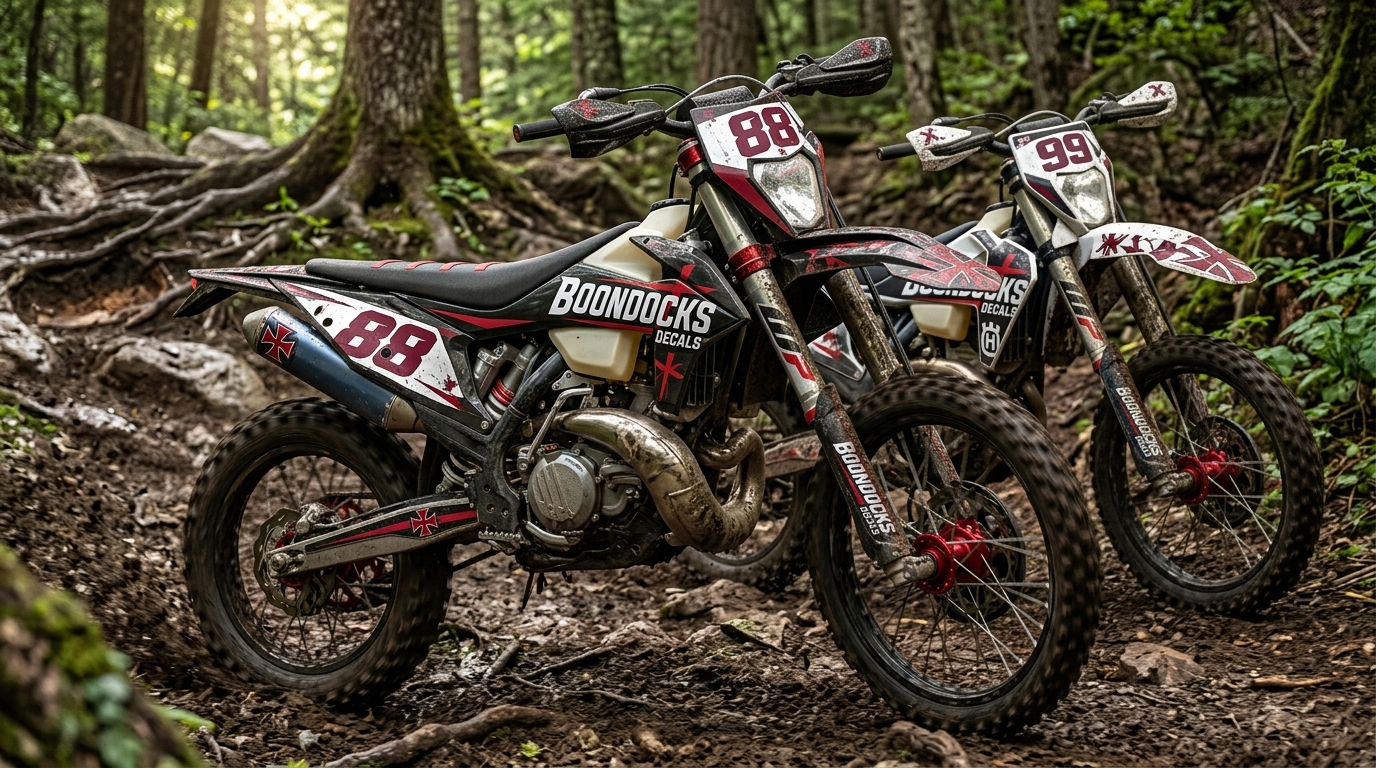 Aggressive Dirt Bike Graphics for Bold Style and Maximum Trail Performance