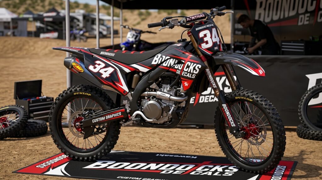 Track Inspired Bike Graphics: Elevate Your Dirt Bike With Race-Ready Custom Style