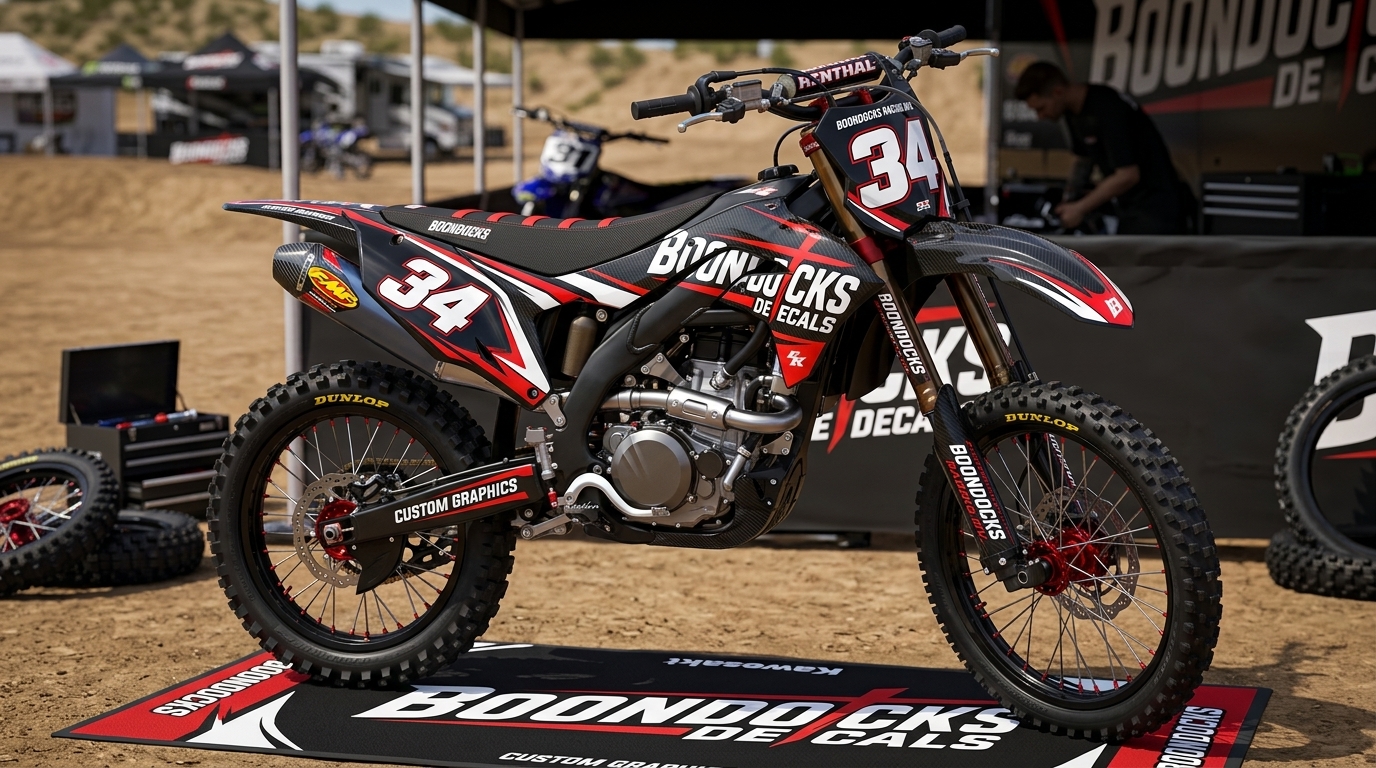 Track Inspired Bike Graphics: Elevate Your Dirt Bike With Race-Ready Custom Style