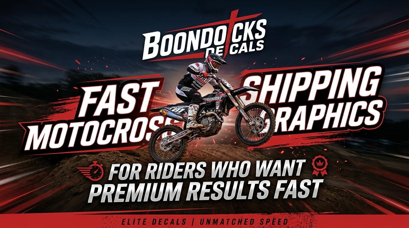 Fast Shipping Motocross Graphics for Riders Who Want Premium Results Fast