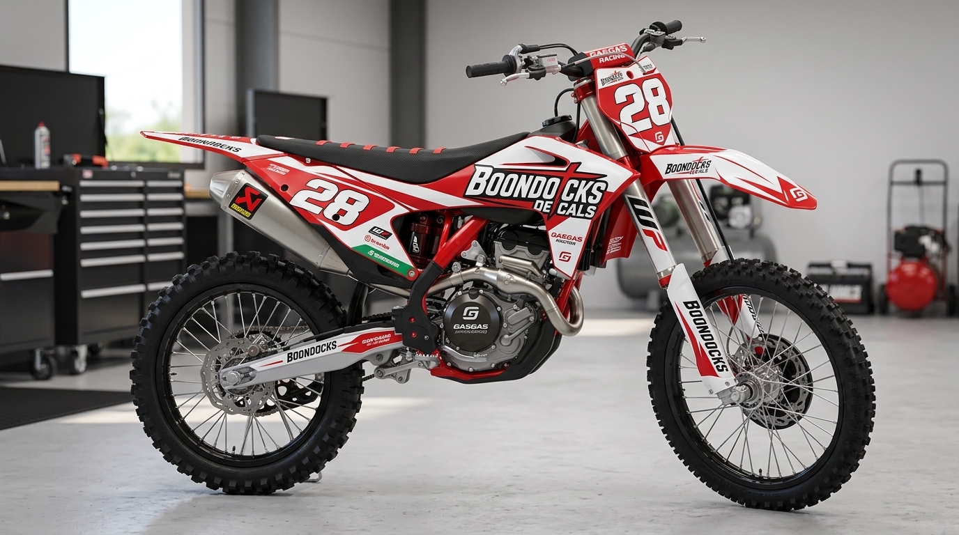GasGas STOCK Graphics Kit 202607161049 1 Motocross Graphics Boondocks Decals