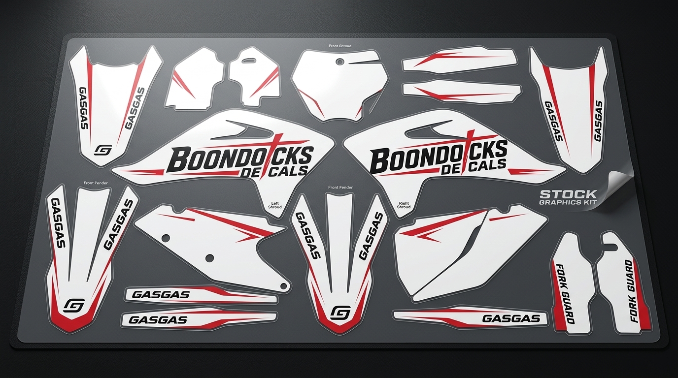 GasGas STOCK Graphics Kit 4 GasGas bike decals 3d 202607161048 1 Motocross Graphics Boondocks Decals