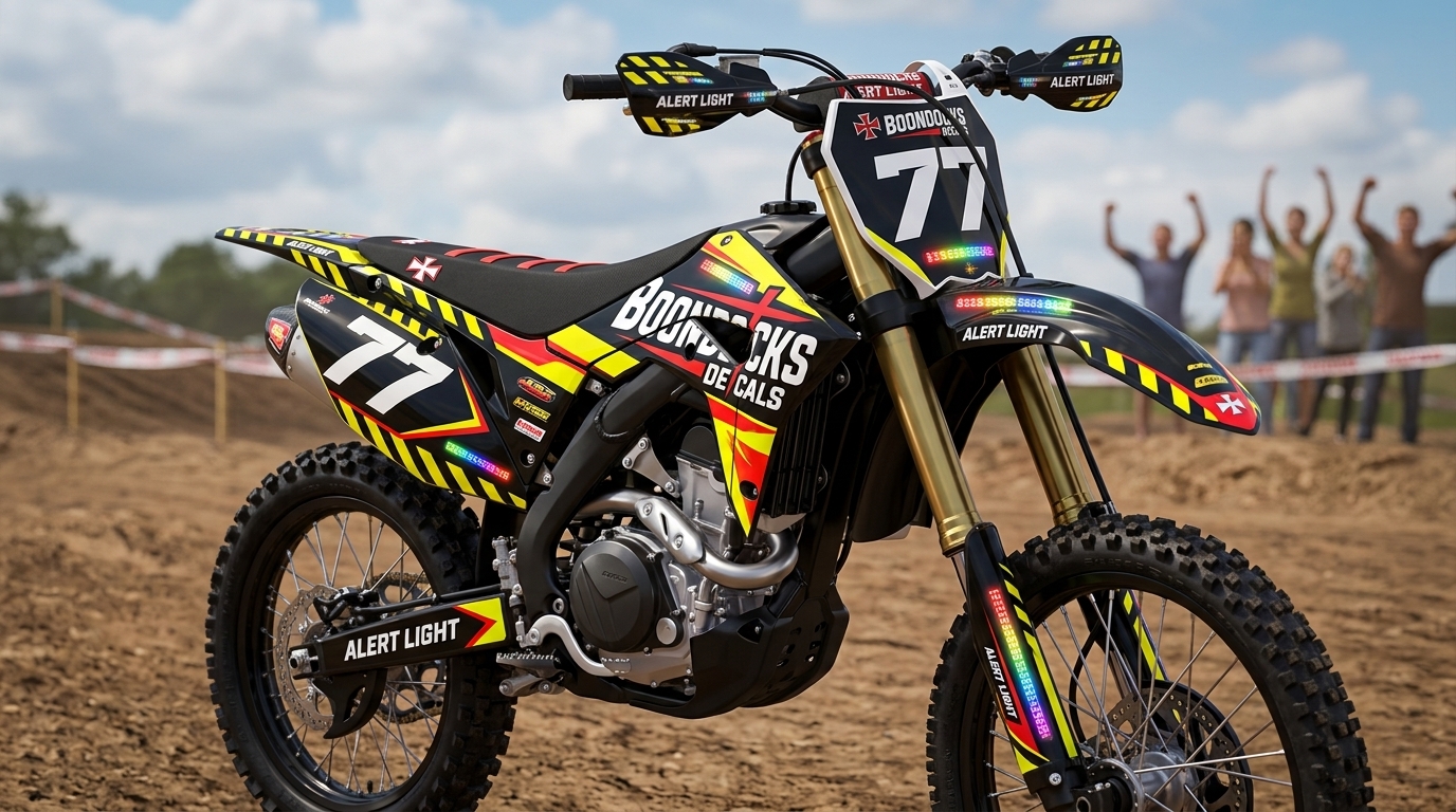Graphics Kit Kawasaki ATV Alert 202607100956 Motocross Graphics Boondocks Decals