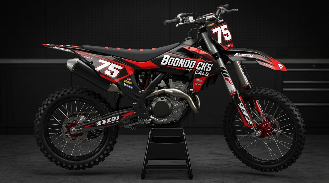 Graphics Kit for ATV 202607131043 Motocross Graphics Boondocks Decals