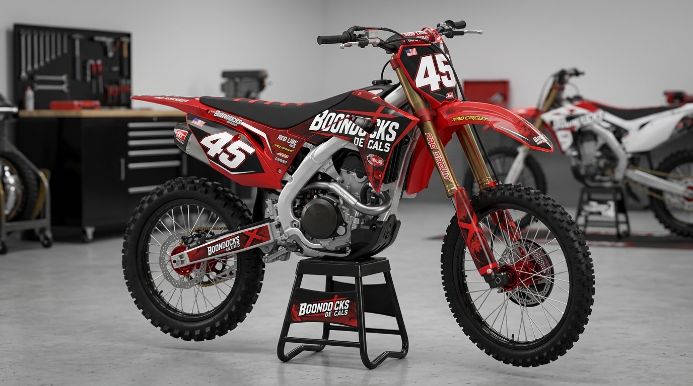 Graphics Kit for Honda ATV 202607080952 Motocross Graphics Boondocks Decals