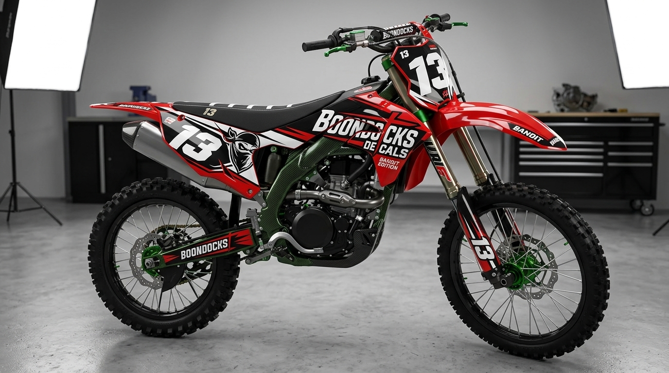 Graphics Kit for Kawasaki Bandit 202607101002 Motocross Graphics Boondocks Decals