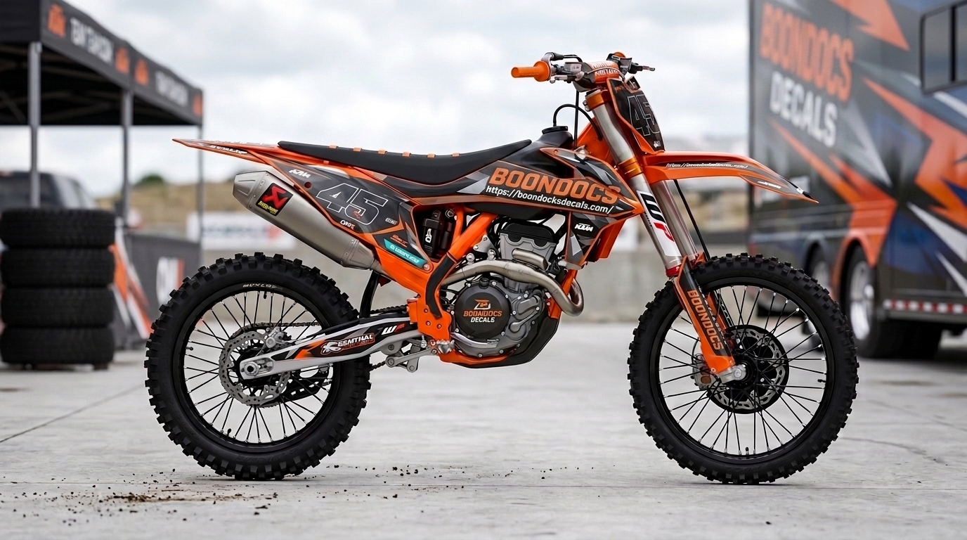 Graphics kit for KTM Dagger 202606290900 1.jpeg 202607030945 Motocross Graphics Boondocks Decals