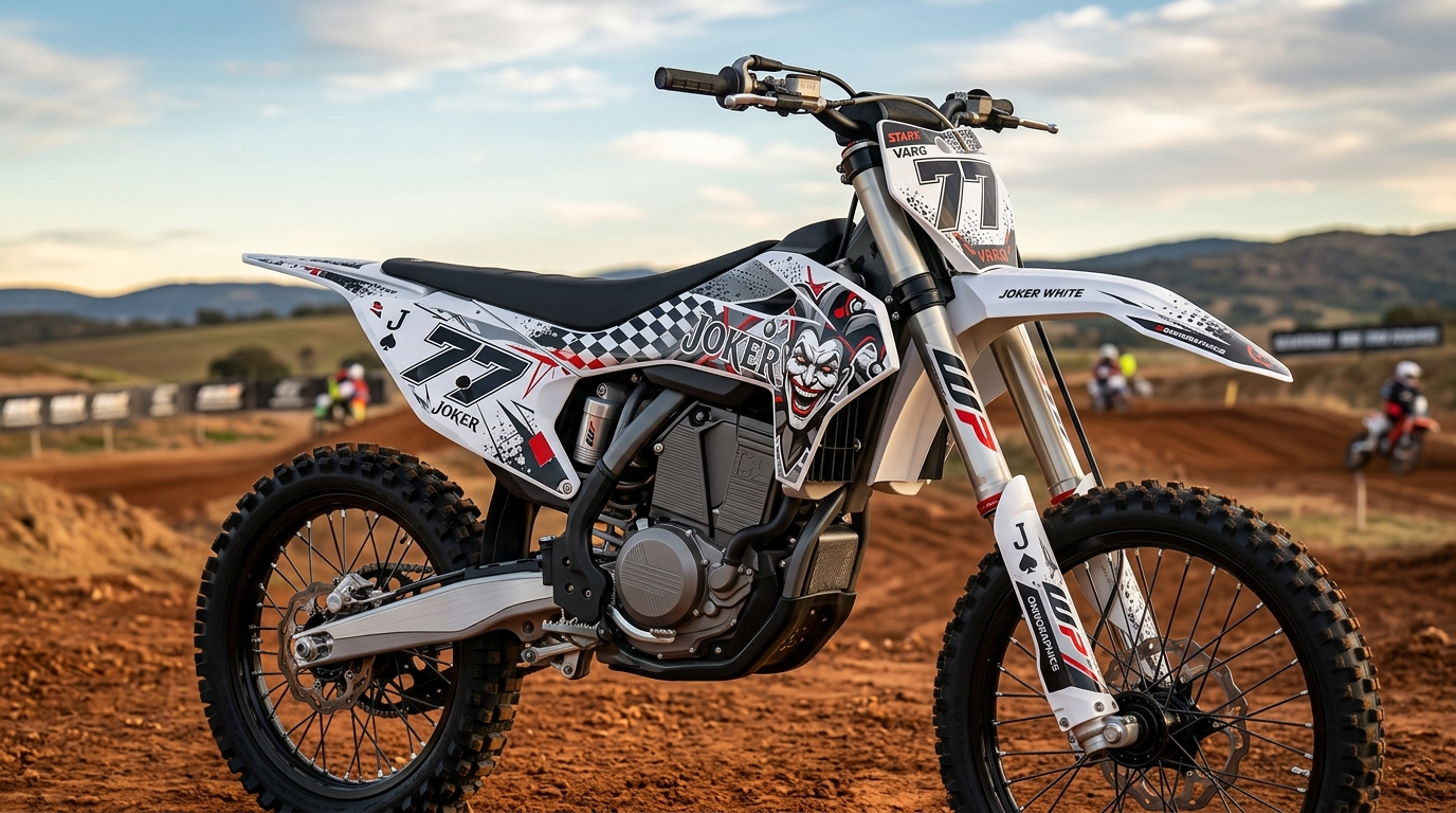Graphics kit for Stark Varg 202607010843 Motocross Graphics Boondocks Decals