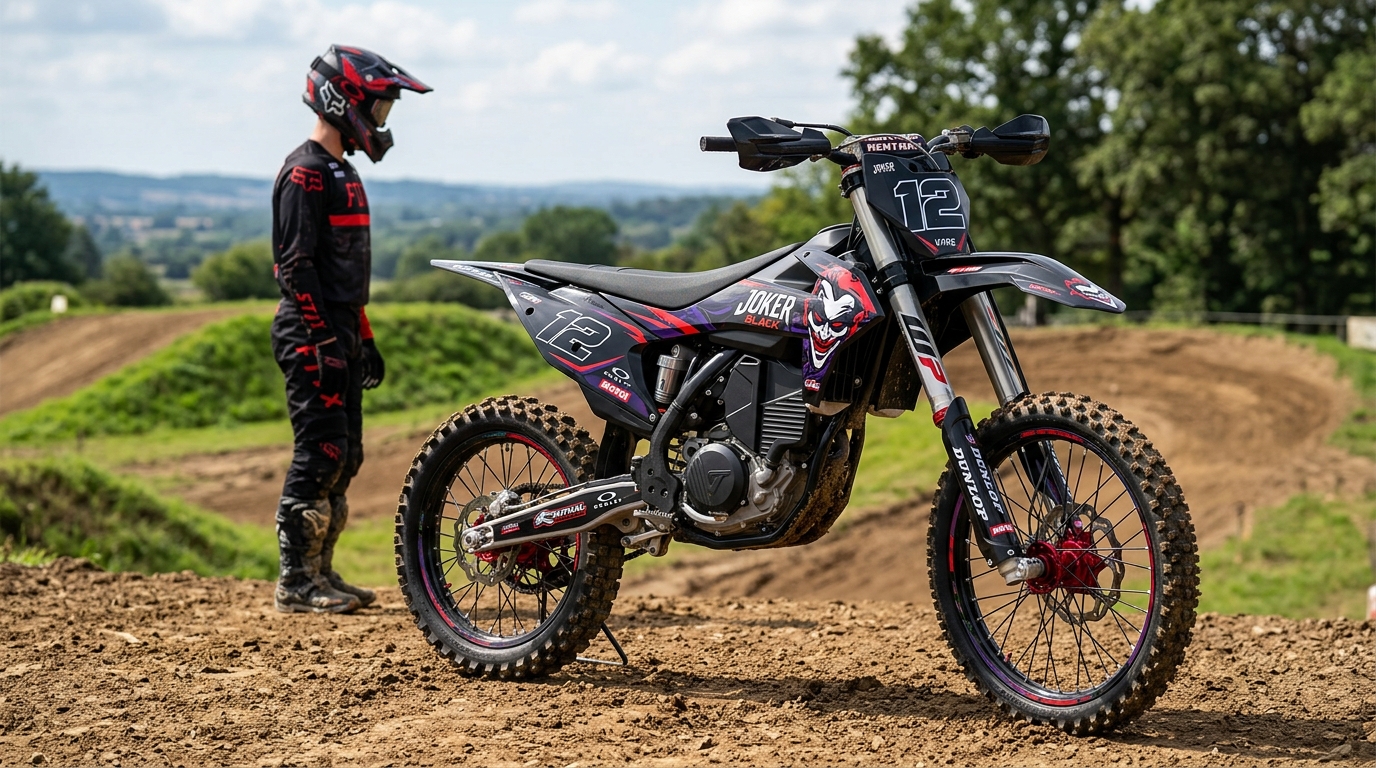 Graphics kit for Stark Varg 202607010859 Motocross Graphics Boondocks Decals