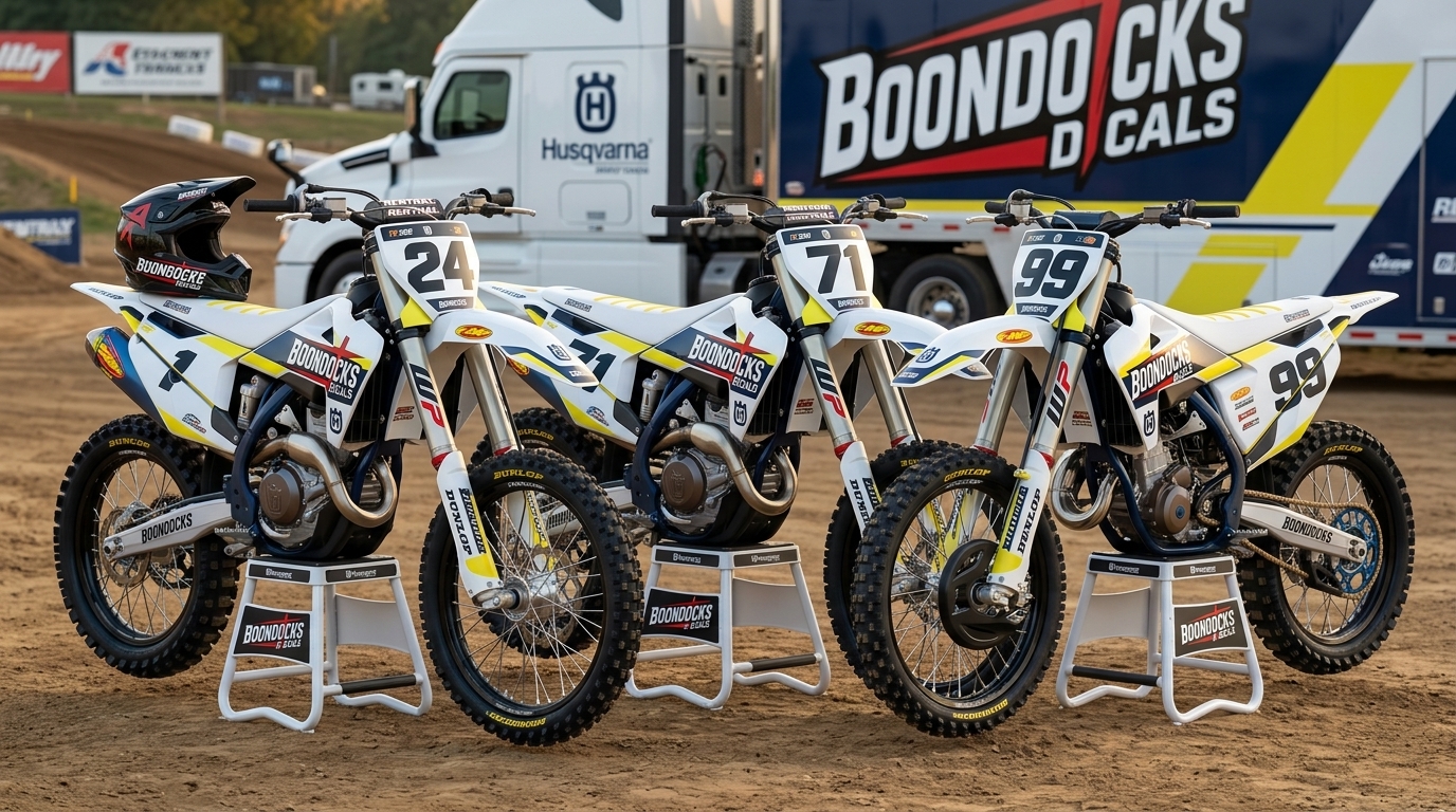 Husqvarna stock graphics kit 202607161054 1 Motocross Graphics Boondocks Decals
