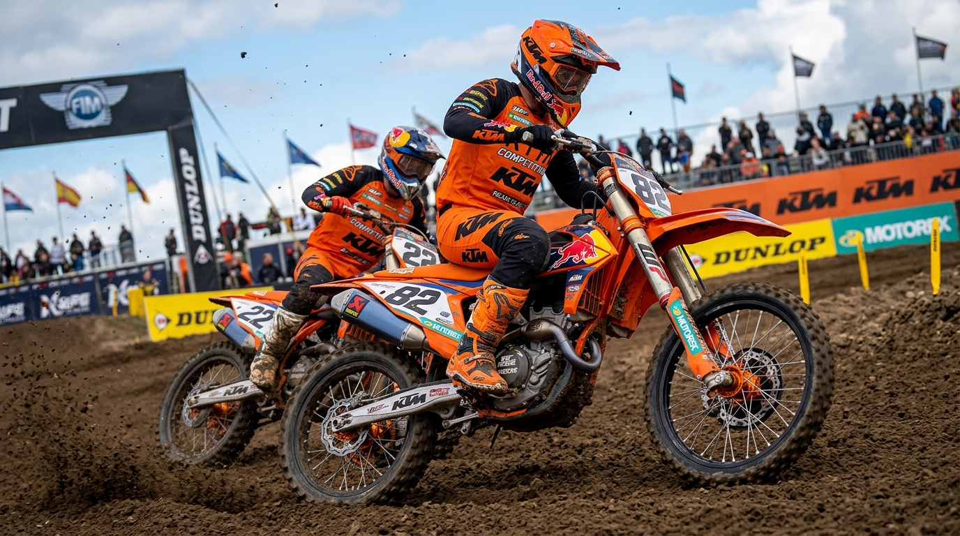 KTM COMPETITION Graphics Kit Orange 202607211132 1 Motocross Graphics Boondocks Decals