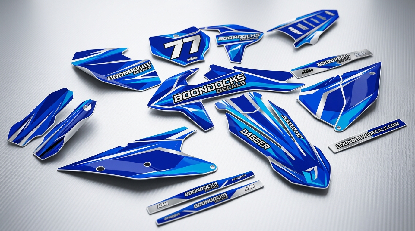 MX Graphics Kit for KTM – Dagger – Blue 5 KTM Dagger decals 3D 202607030950 1 Motocross Graphics Boondocks Decals