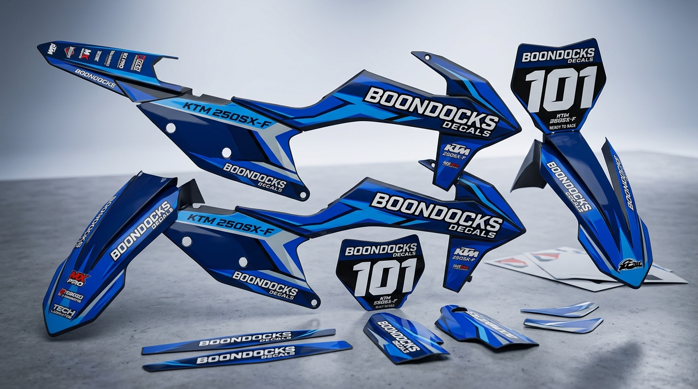MX Graphics Kit for KTM – Dagger – Blue 6 KTM Dagger decals 3D 202607030950 Motocross Graphics Boondocks Decals