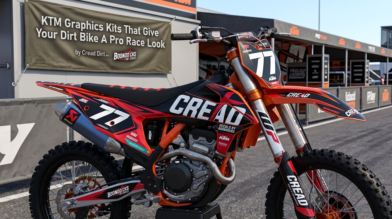 KTM Graphics Kits That Give Your Dirt Bike A Pro Race Look