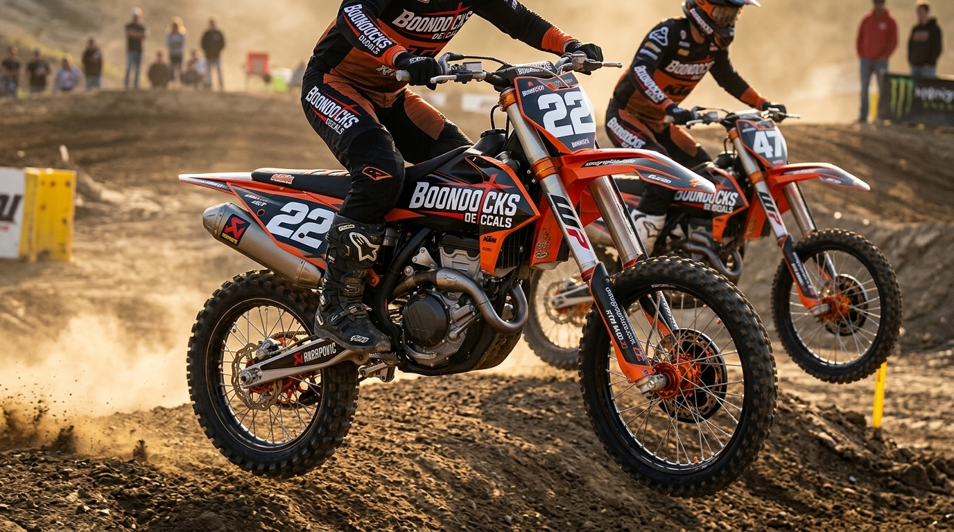 KTM Mad X2 motocross graphics 202607061104 1 Motocross Graphics Boondocks Decals