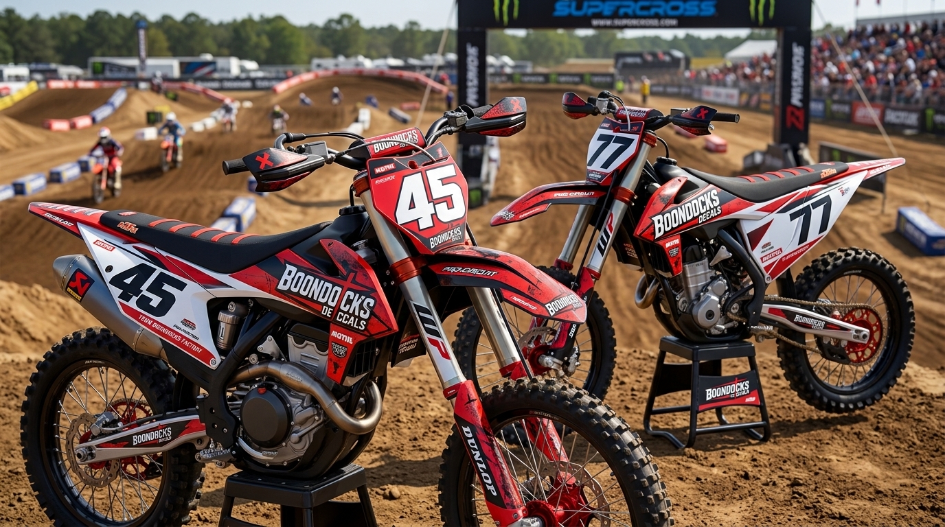 KTM Mad X2 motocross graphics 202607061104 Motocross Graphics Boondocks Decals
