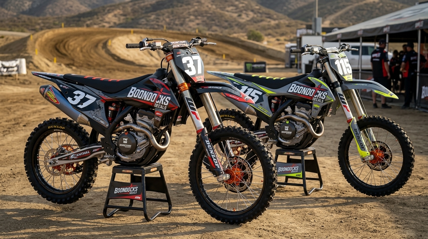 KTM Mad X bike graphics 202607061157 Motocross Graphics Boondocks Decals