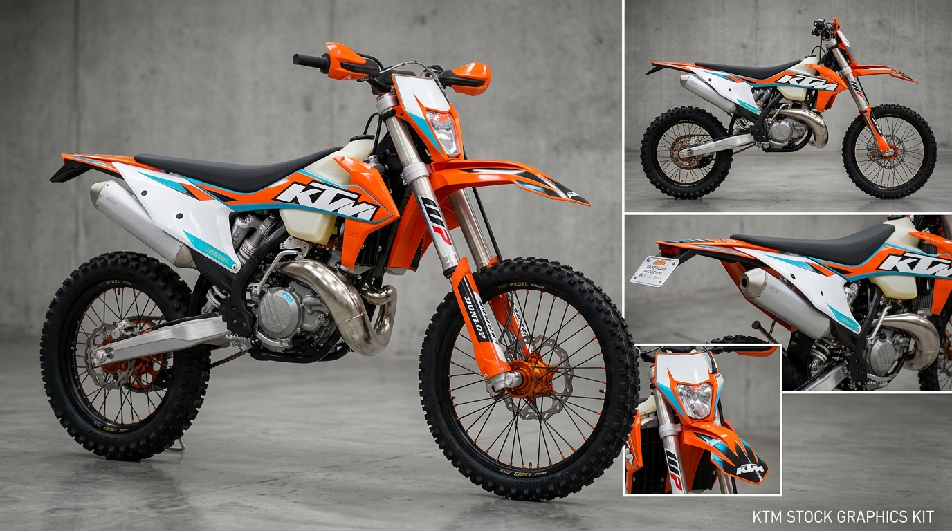 KTM STOCK Graphics Kit 202607201236 Motocross Graphics Boondocks Decals