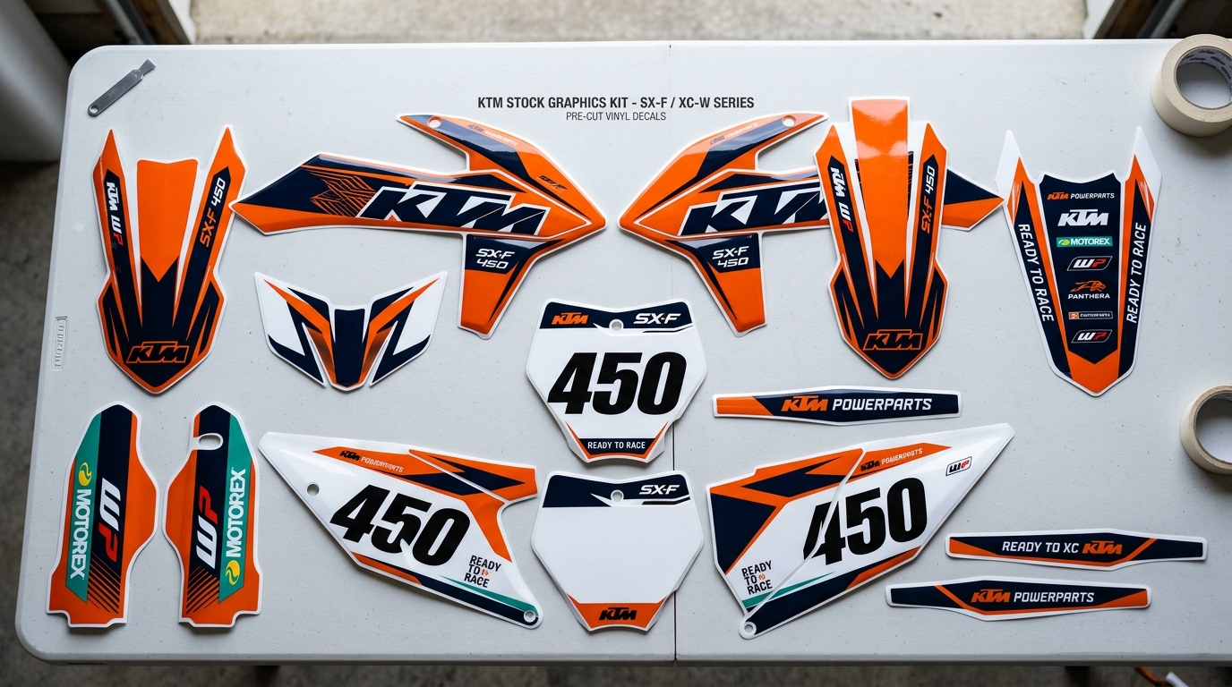 KTM STOCK Graphics Kit 5 KTM STOCK Graphics Kit decals 202607201237 1 Motocross Graphics Boondocks Decals
