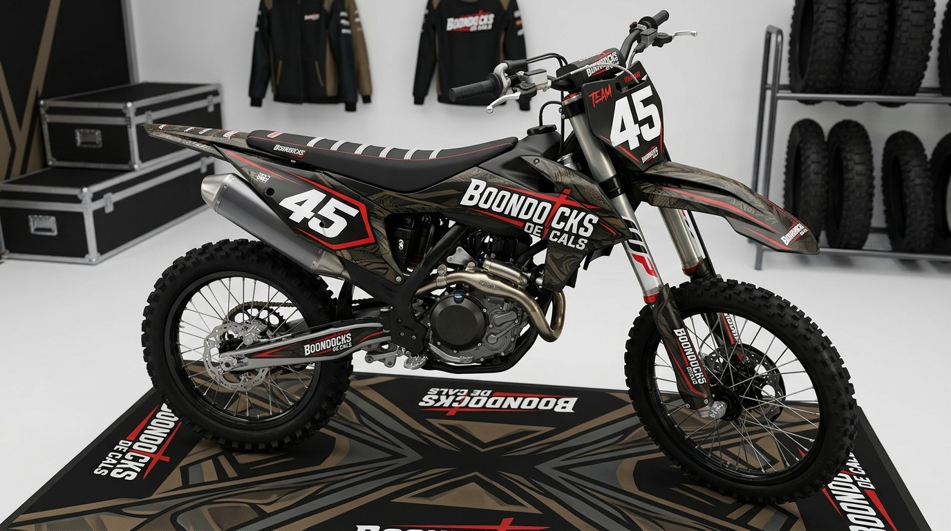 KTM Victory Black Terra Bike 202607030853 Motocross Graphics Boondocks Decals