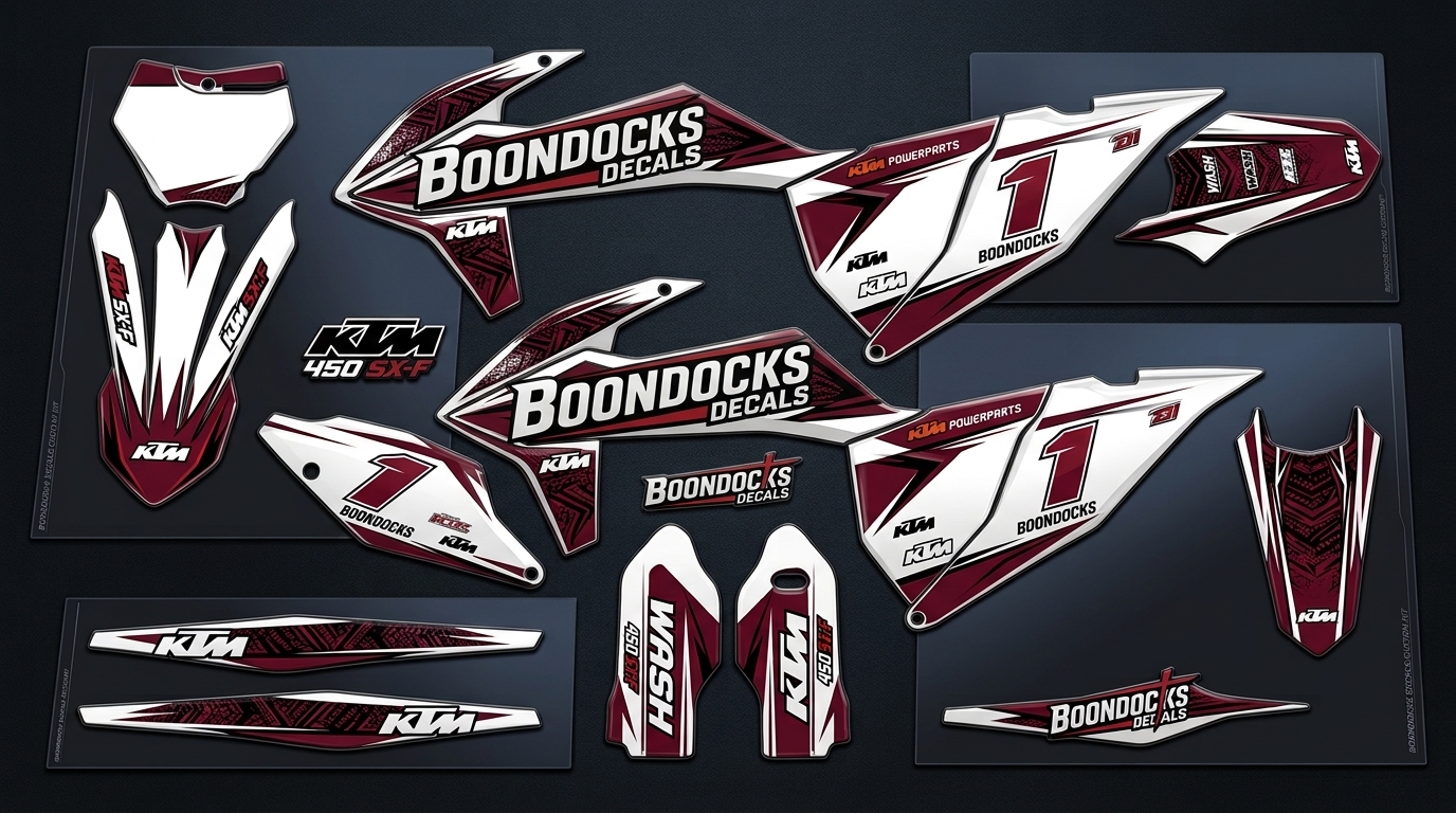 MX Graphics for KTM β TOON 5 KTM bike decals 3D 202607160946 2 Motocross Graphics Boondocks Decals
