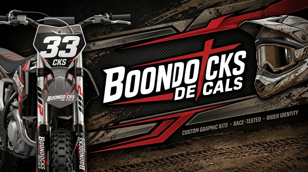 Motocross branding graphics for race-ready style and rider identity