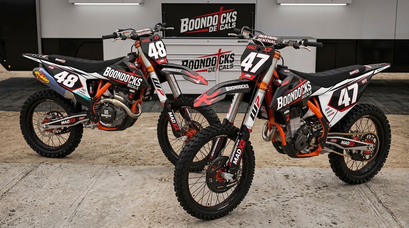 Motocross graphics for KTM 202607151034 1 Motocross Graphics Boondocks Decals