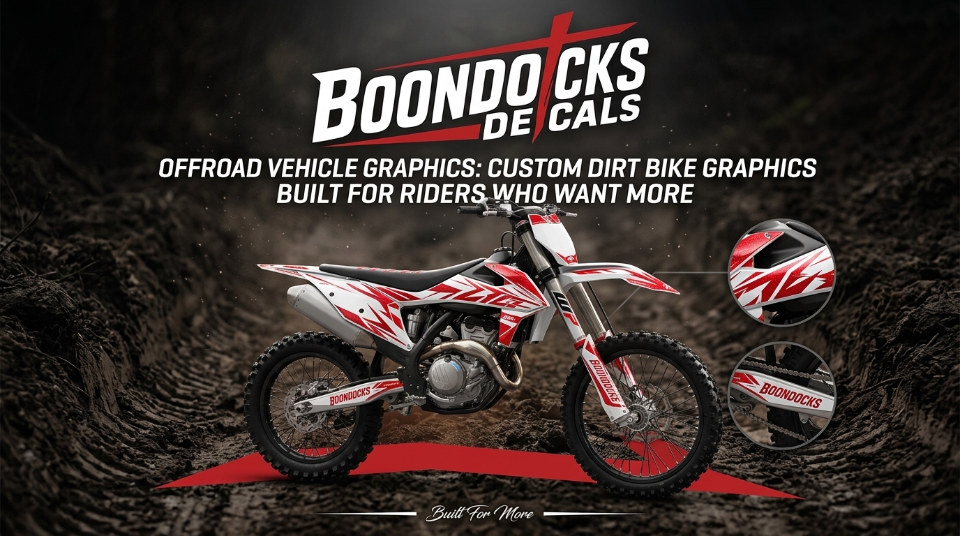 Offroad Vehicle Graphics: Custom Dirt Bike Graphics Built For Riders Who Want More