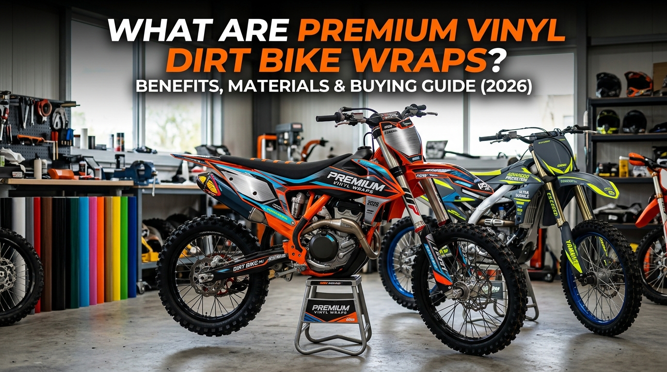 What Are Premium Vinyl Dirt Bike Wraps? Benefits, Materials & Buying Guide (2026)