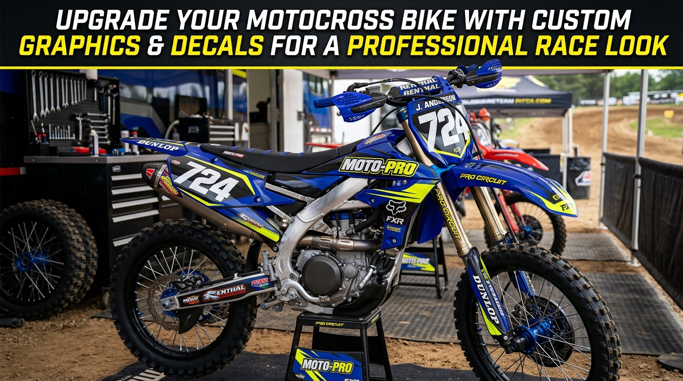 How to Upgrade Your Motocross Bike with Custom Graphics & Decals for a Professional Race Look