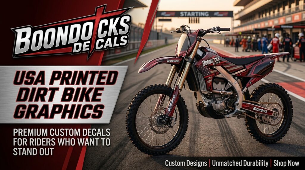 Usa Printed Dirt Bike Graphics: Premium Custom Decals for Riders Who Want to Stand Out