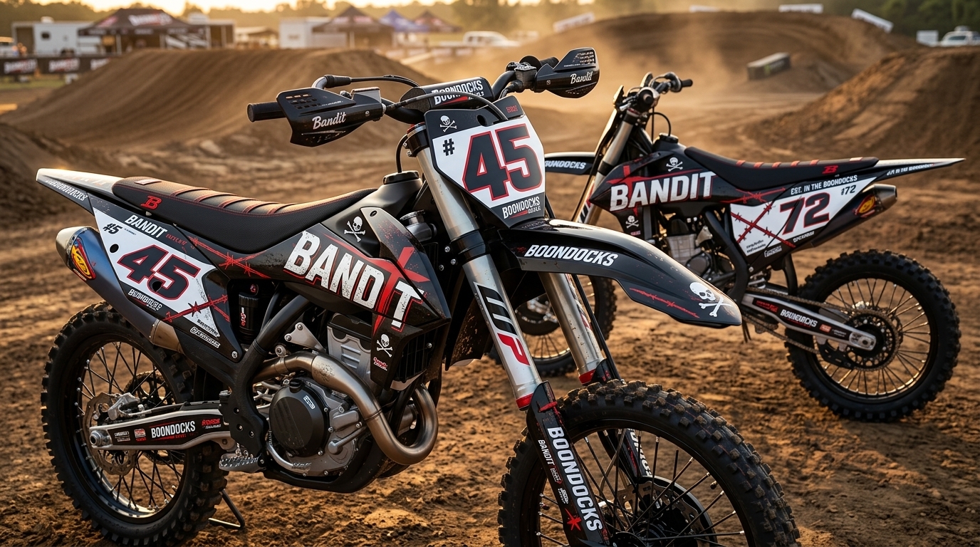 Yamaha ATV Bandit graphics 202607071035 Motocross Graphics Boondocks Decals