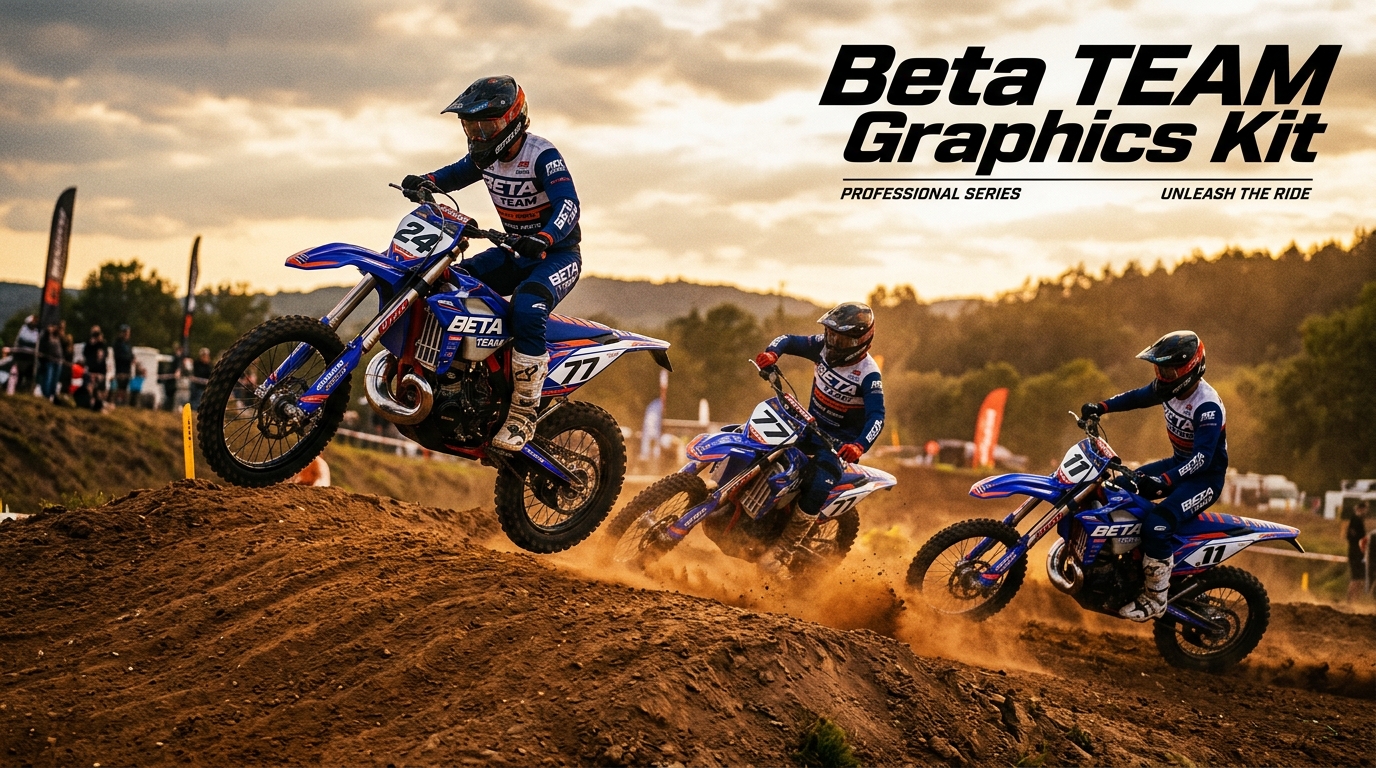 Beta TEAM Graphics Kit 202608031152 Motocross Graphics Boondocks Decals