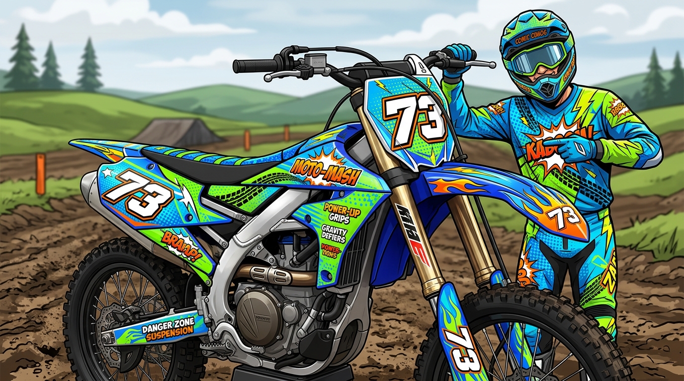Best Cartoon Dirt Bike Graphics to Make Your Bike Stand Out
