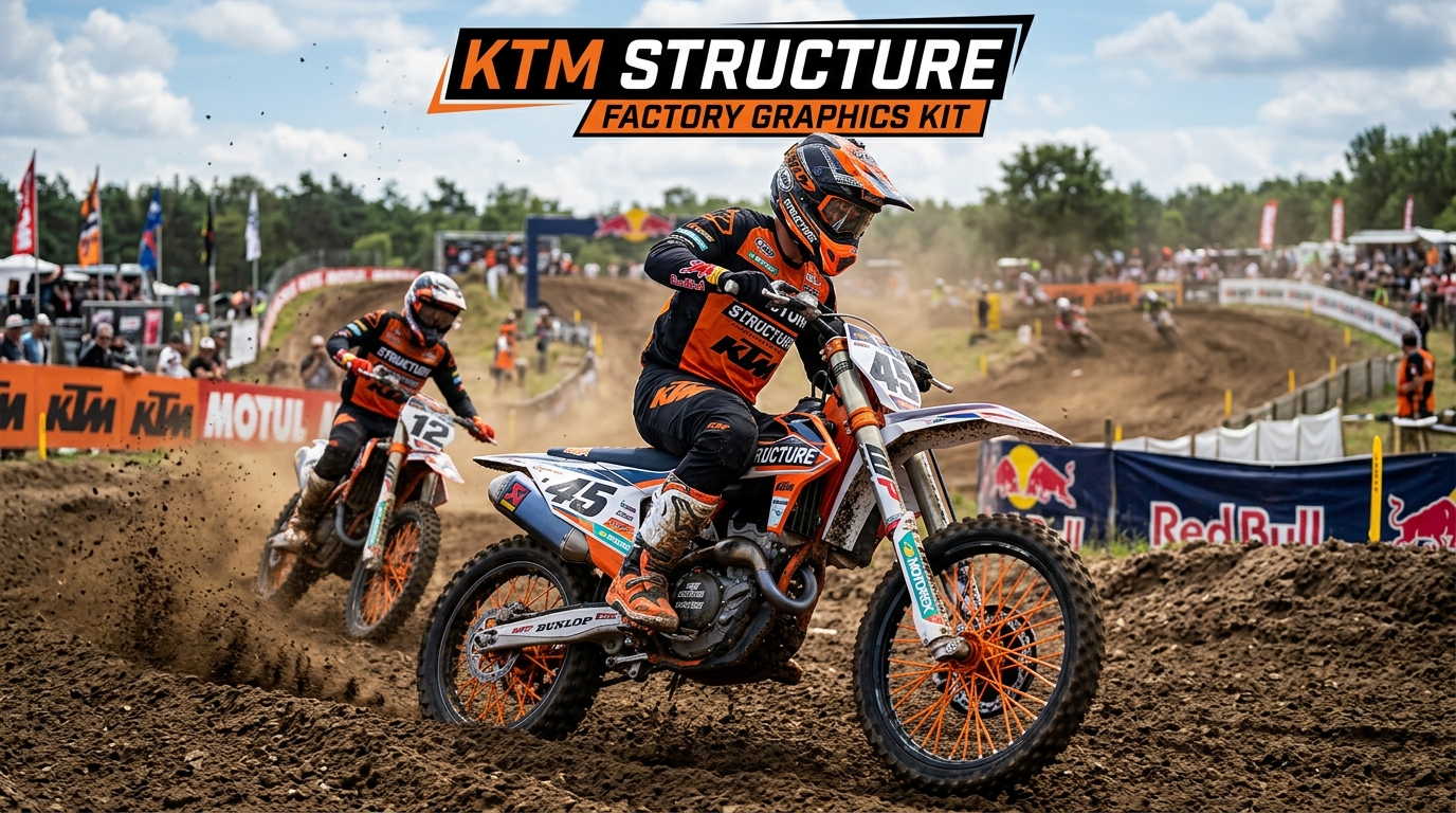 Create KTM graphics kit dirt 202608171119 Motocross Graphics Boondocks Decals